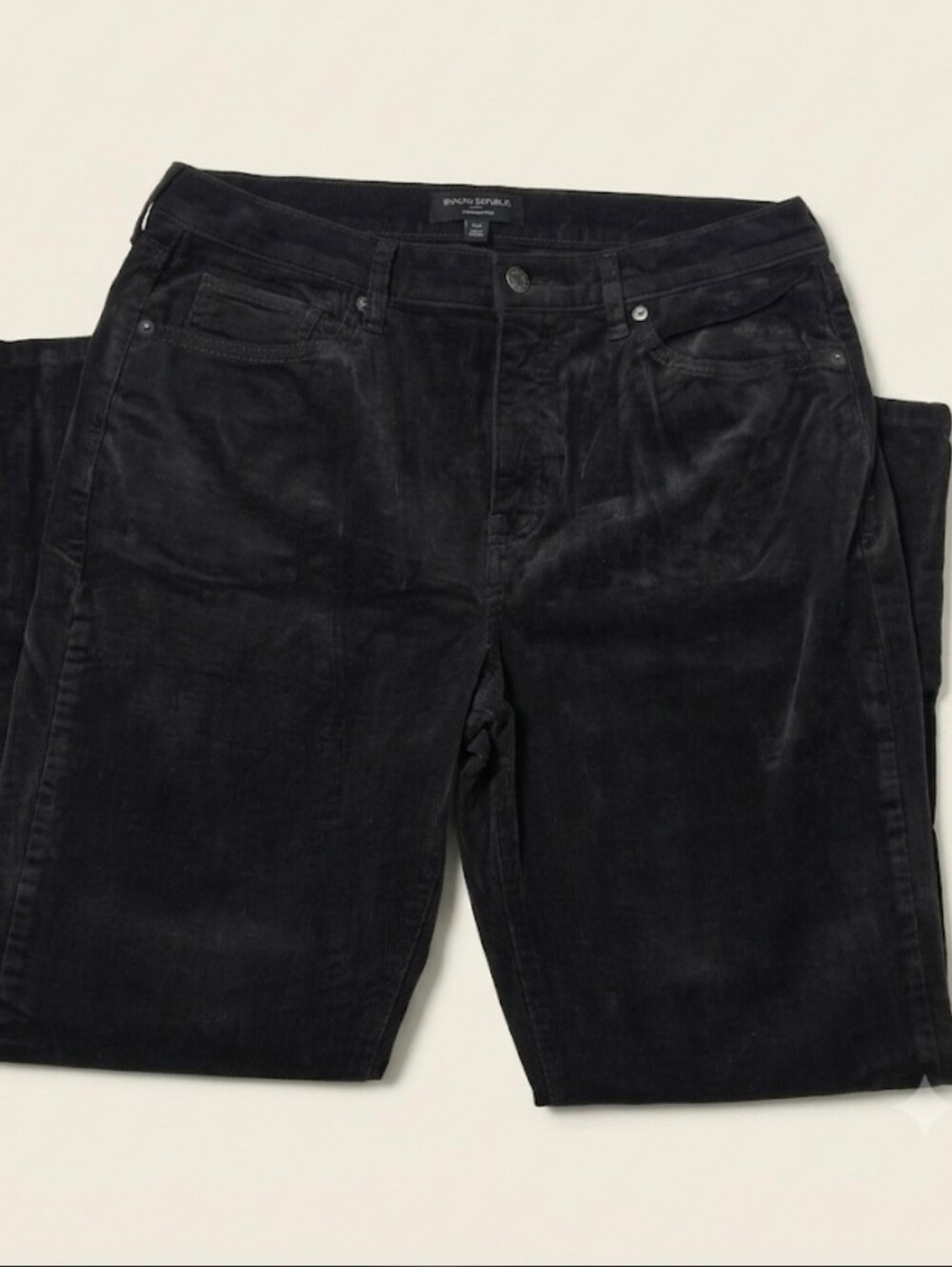 Banana Republic Dark Brown Corduroy High-Rise Slim Pants Sz 31/12